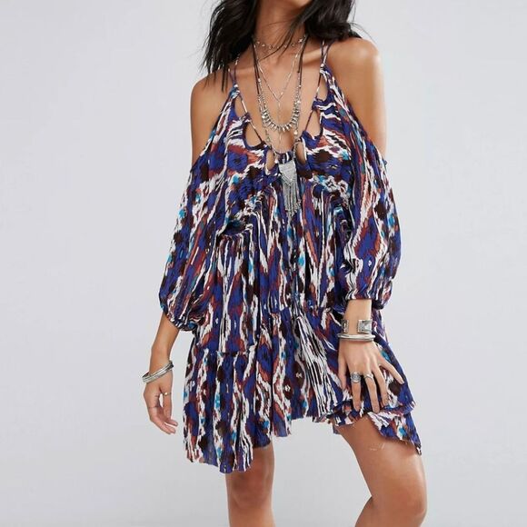 Free People One Monarch Mini Dress Size XSmall - Picture 1 of 7